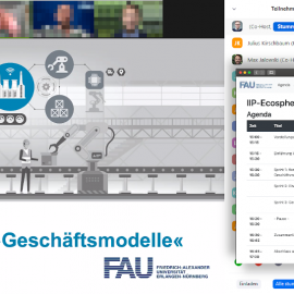 Online-Meeting: Arbeitskreis Geschäftsmodelle befasst sich mit dem wirtschaftlichen Potential von KI Online-Meeting: Arbeitskreis Geschäftsmodelle befasst sich mit dem wirtschaftlichen Potential von KI